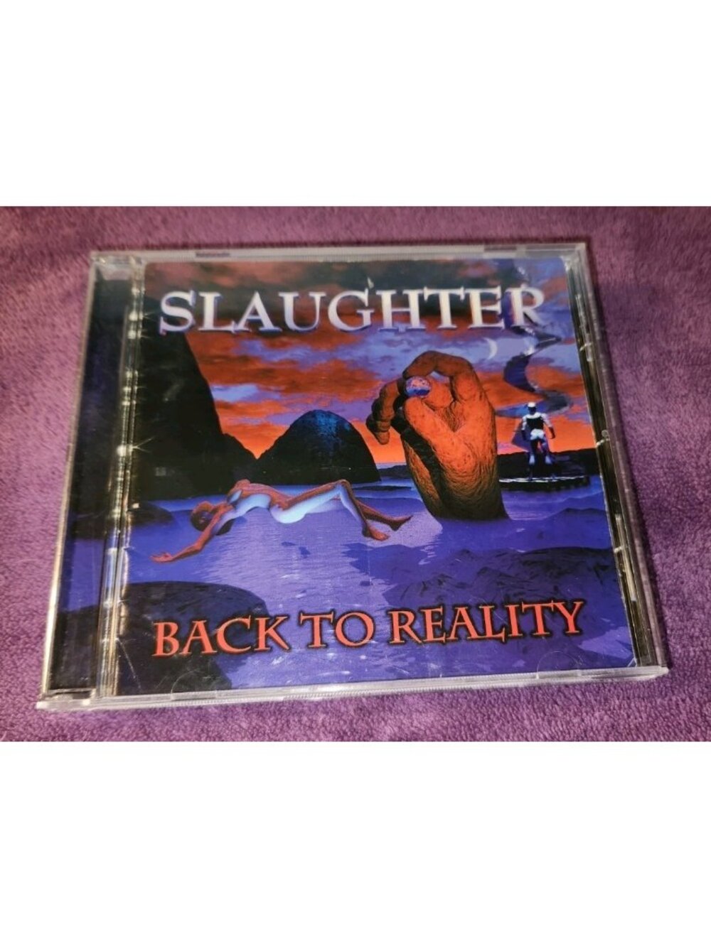 SLAUGHTER cd BACK TO REALITY Signed by All Four Band Members Autographed